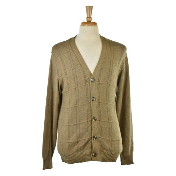Oscar De La Renta Cardigans MED Tan